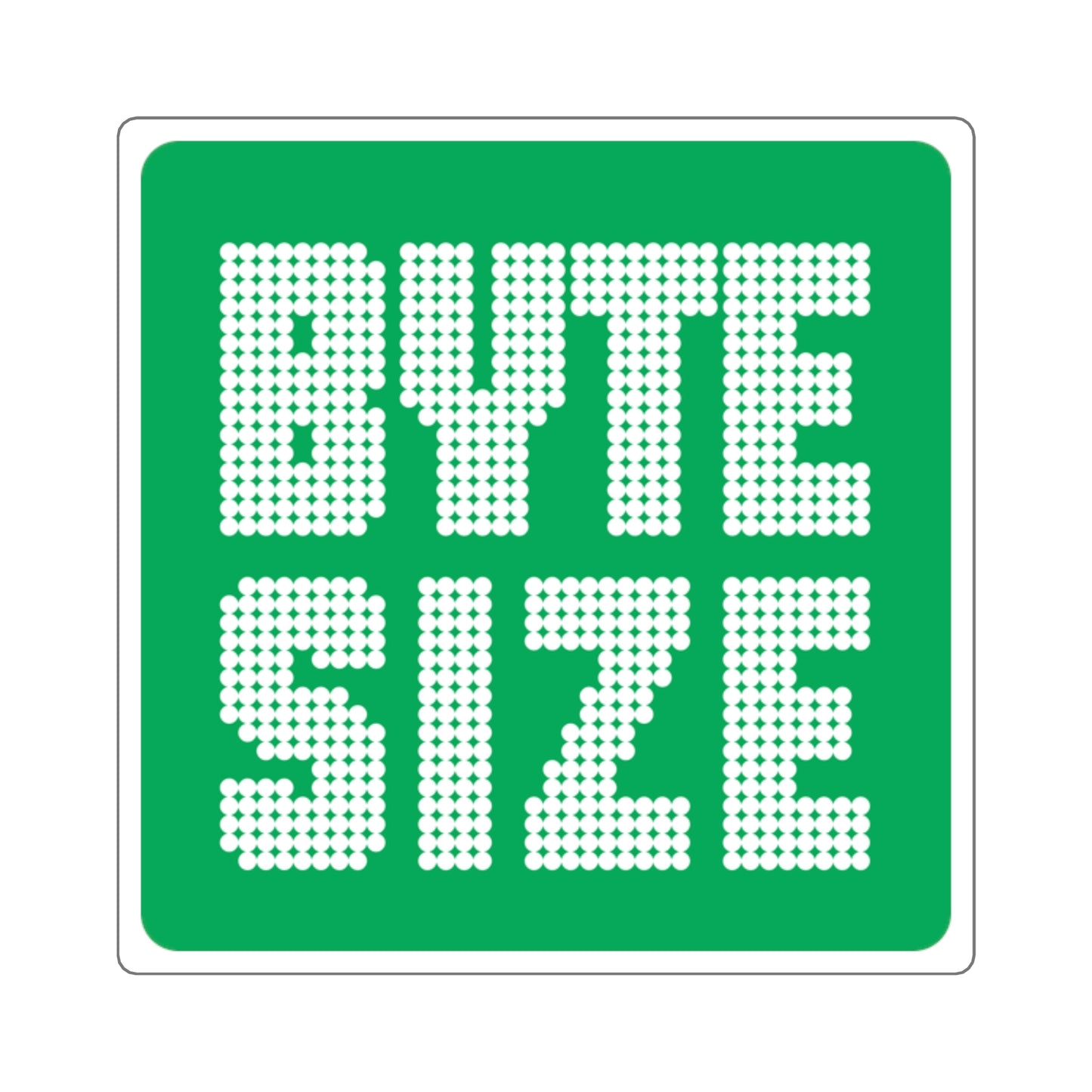 ByteSize Square Sticker